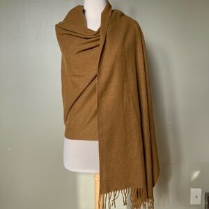 LOVE & LORE Mustard Blanket Scarf NWT